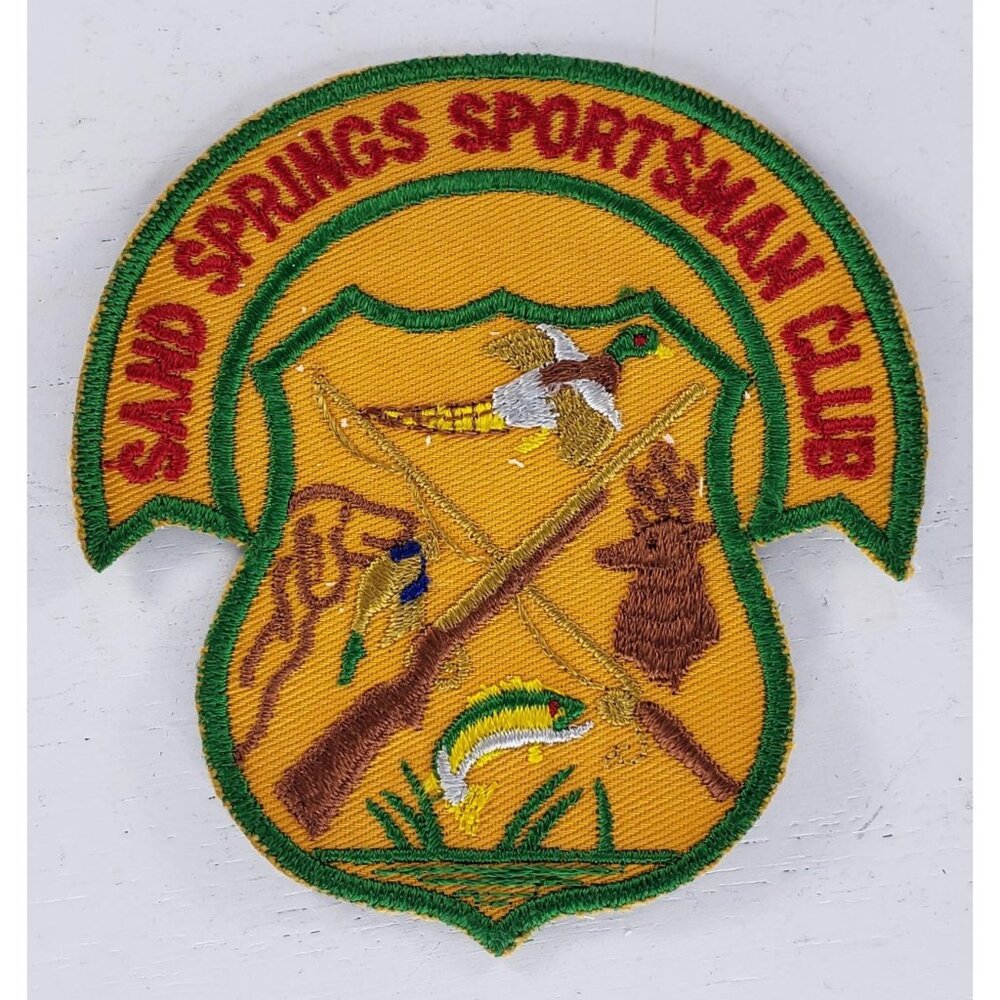 Sand Springs Sportsman Club Patch Hunting Vintage